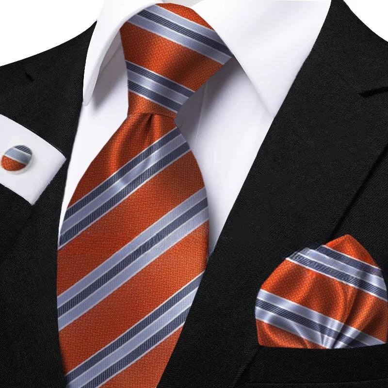 Funki Findz | Neckties | Men's Classic Striped Jacquard Tie Set