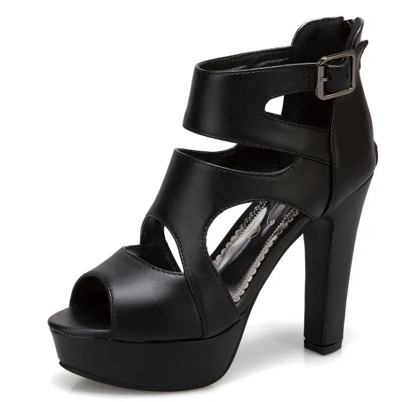Funki Findz | Shoes | Women's Block Heeled Platform Sandals