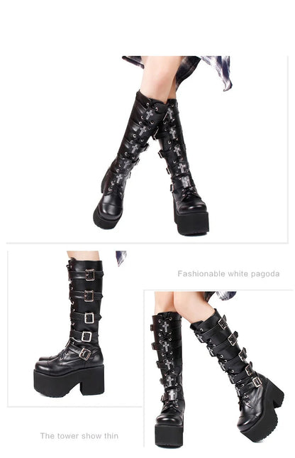 Funki Findz | Boots | Women's Gothic Harajuku Platform Boots