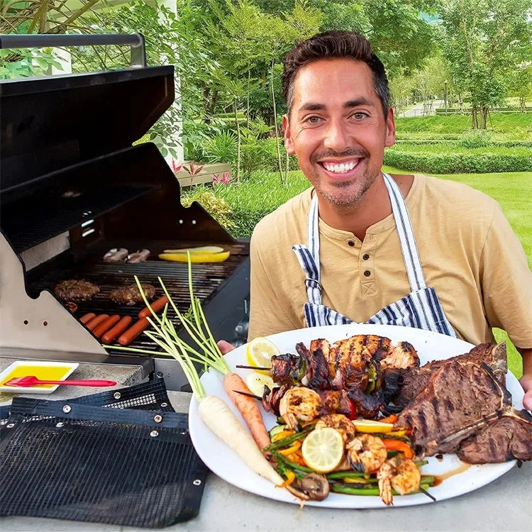 Funki Findz | Grill Bags | Non-Stick BBQ Grill Mesh Cooking Bags