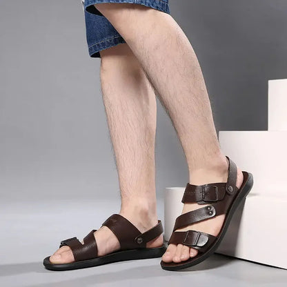 Funki Findz | Shoes | Men's Summer Fashion Leather Sandals