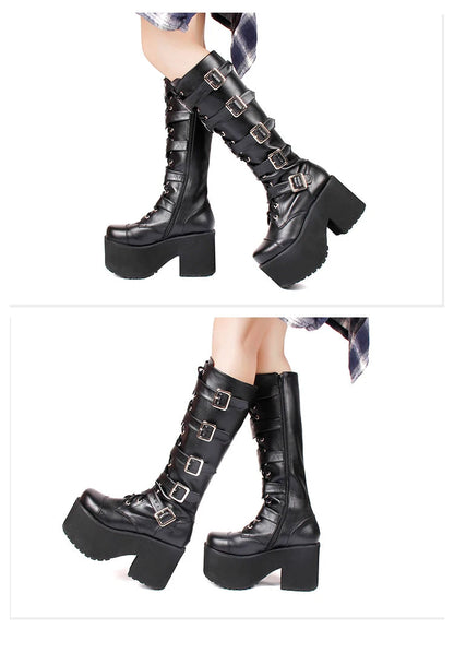 Funki Findz | Boots | Women's Gothic Harajuku Platform Boots