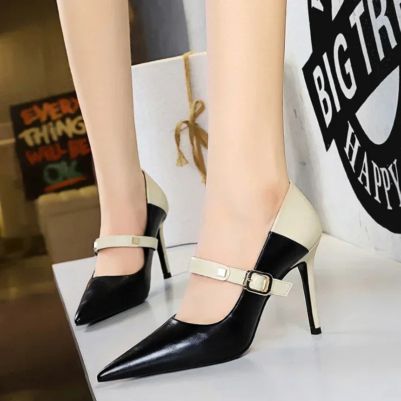 Funki Findz | Shoes | Women's Retro Colored Pointy Toe Stilettos