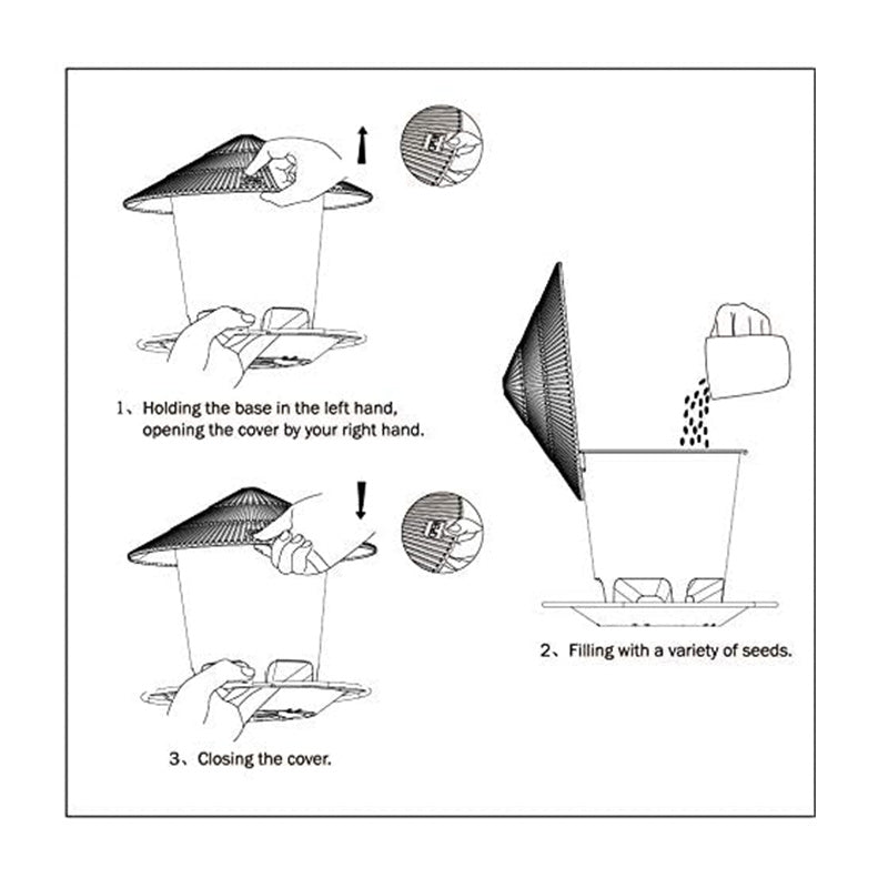 Funki Findz | Bird Feeders | Water Squirrel Proof Hanging Feeder