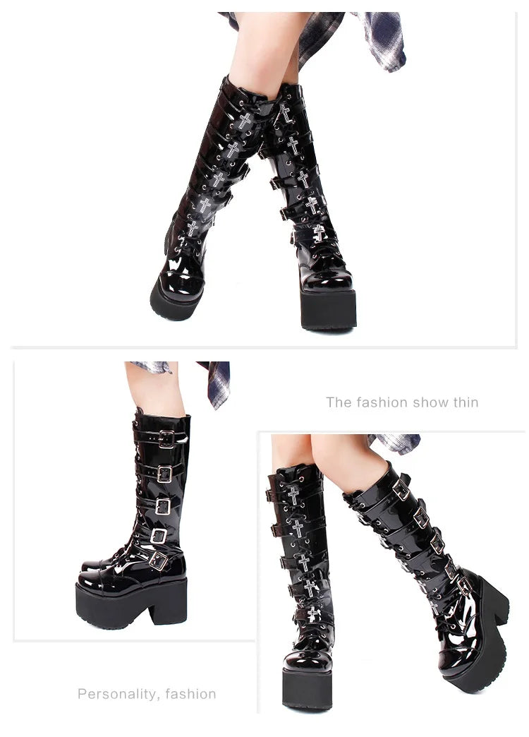 Funki Findz | Boots | Women's Gothic Harajuku Platform Boots