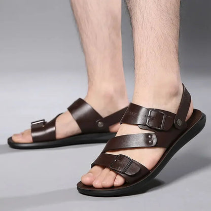 Funki Findz | Shoes | Men's Summer Fashion Leather Sandals