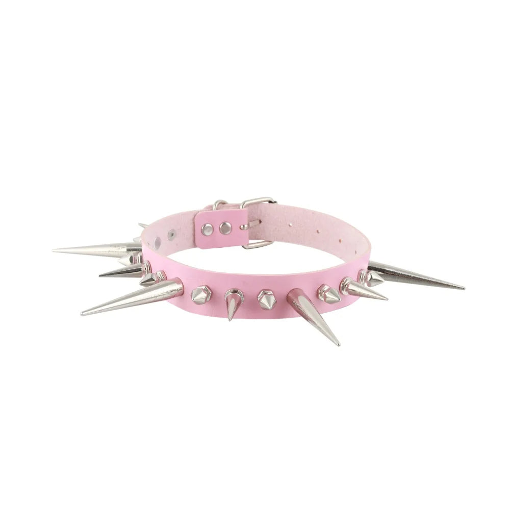 Funki Findz | Necklaces | Women's Punk Spike Collar Necklace