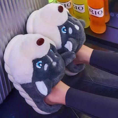 Funki Findz | Shoes | Women's Cute Alaskan Dog Warm Slippers