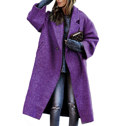 Funki Findz | Jackets | Women's Long Woolen Loose Overcoat