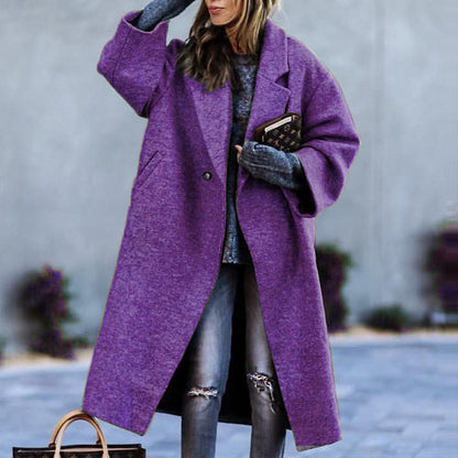 Funki Findz | Jackets | Women's Soft Woolen Loose Overcoat