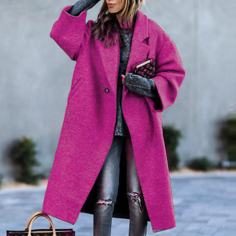 Funki Findz | Jackets | Women's Soft Woolen Loose Overcoat