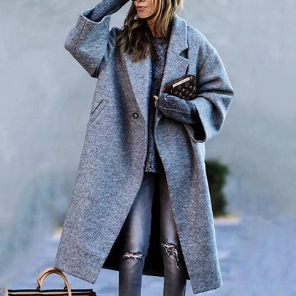Funki Findz | Jackets | Women's Soft Woolen Loose Overcoat