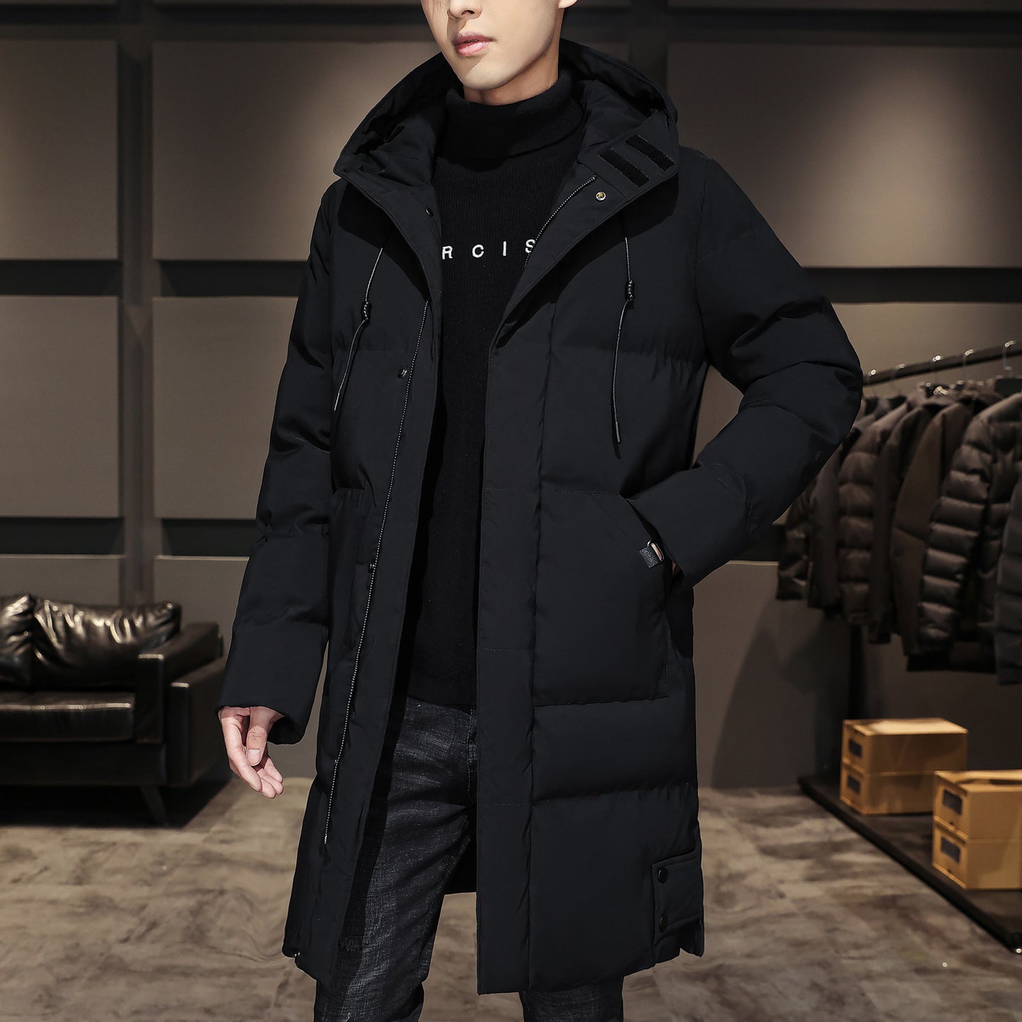 Funki Findz | Jackets | Men's Thick Mid-Length Winter Parkas