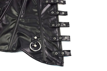 Funki Findz | Lingerie | Women's Faux Leather Steampunk Corset