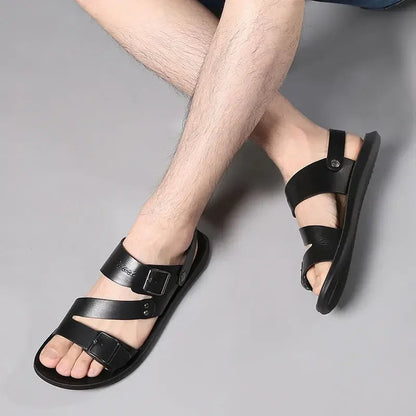 Funki Findz | Shoes | Men's Summer Fashion Leather Sandals