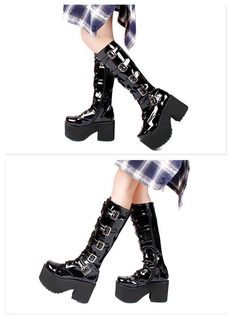 Funki Findz | Boots | Women's Gothic Harajuku Platform Boots