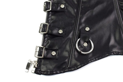 Funki Findz | Lingerie | Women's Faux Leather Steampunk Corset