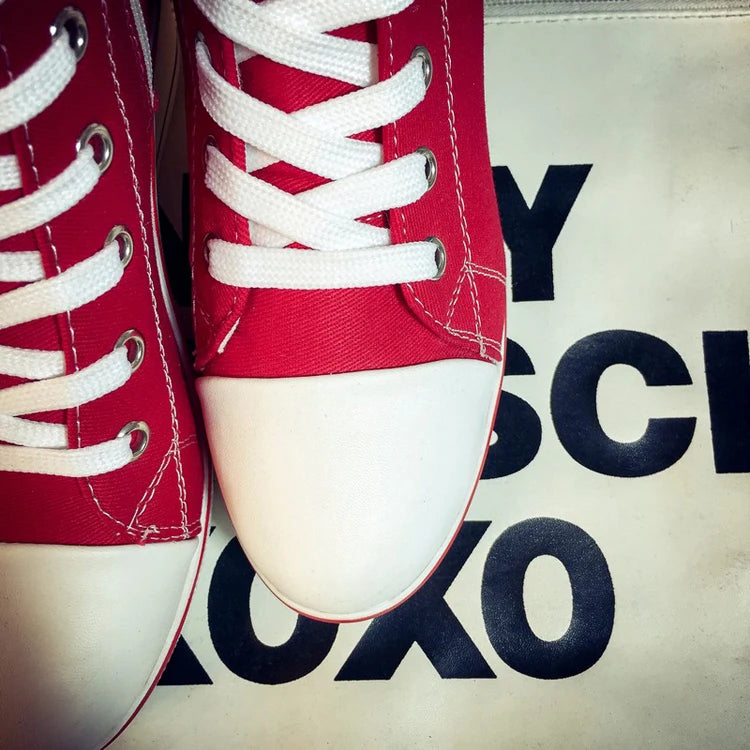 Funki Findz | Boots | Women's High Top Platform Wedge Sneaker
