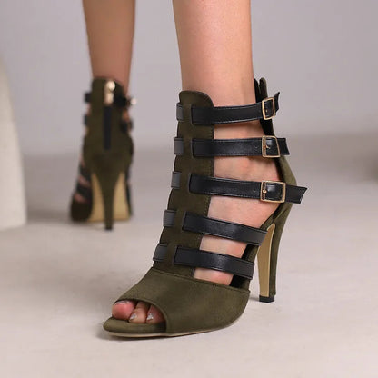 Funki Findz | Shoes | Women's Spike Heel Gladiator Sandals