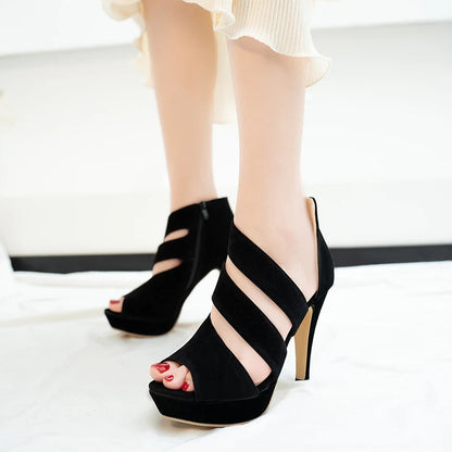 Funki Findz | Shoes | Women's Platform Peep Toe Roman Sandal