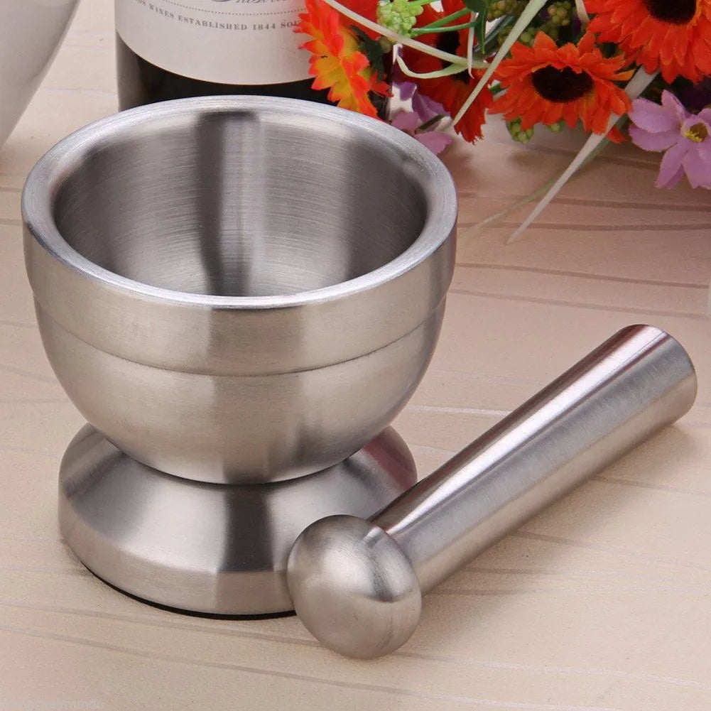 Funki Findz | Mortar and Pestles | Stainless Steel Crusher