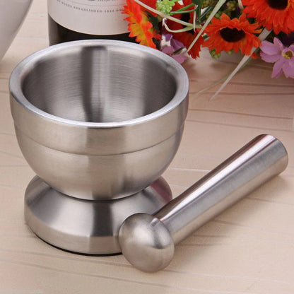 Funki Findz | Mortar and Pestles | Stainless Steel Crusher