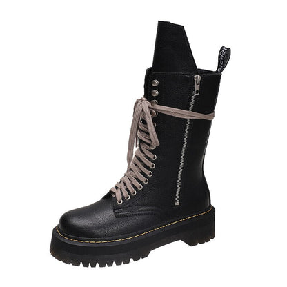 Funki Findz | Boots | Women's Mid Calf Biker Style Punk Boots