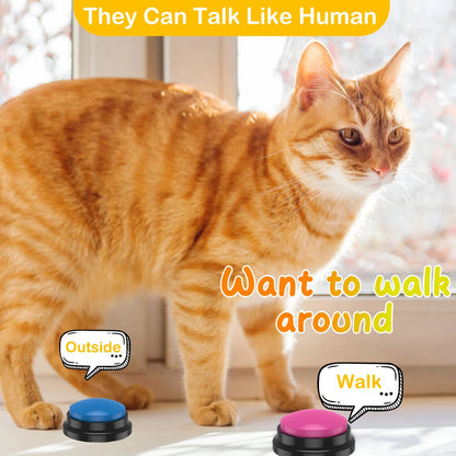 Funki Findz | Pet Toys | Recordable Button Learning Aid for Kids, Pets