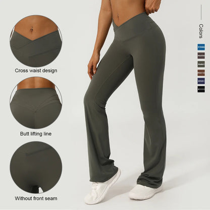 Funki Findz | Pants | Women's High Waist Bootcut Yoga Pants