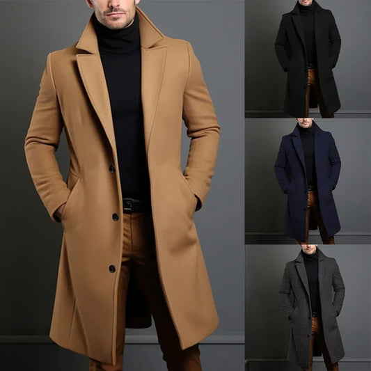 Funki Findz | Jackets | Men's Elegant 3/4 Casual Business Coats
