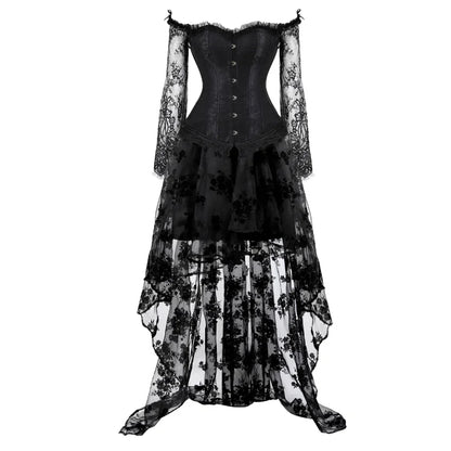 Funki Findz | Dresses | Women's Gothic Punk Corset Skirt Sets