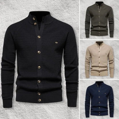 Funki Findz | Sweaters | Men's Mock Neck Buttoned Cardigans