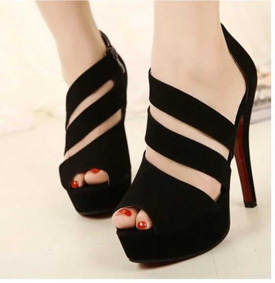 Funki Findz | Shoes | Women's Platform Peep Toe Roman Sandal