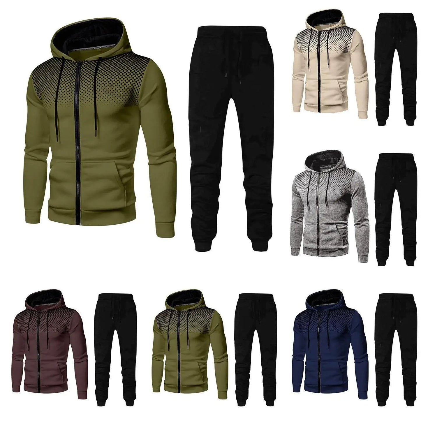Funki Findz | Activewear | Men's Sporty Track Suit Sets 2Pcs