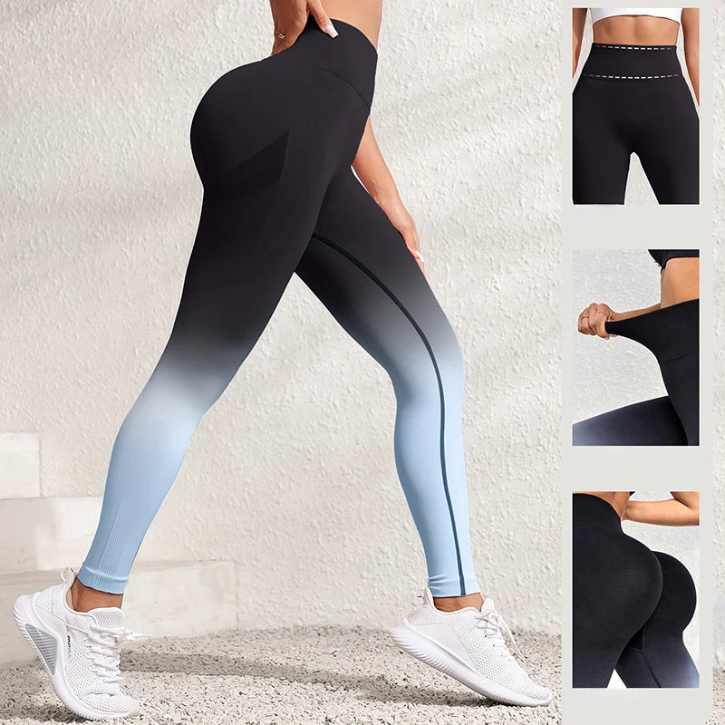 Funki Findz | Pants | Women's Gradient Smile Yoga Pants