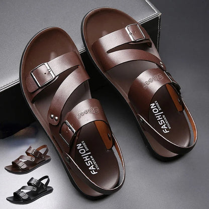 Funki Findz | Shoes | Men's Summer Fashion Leather Sandals