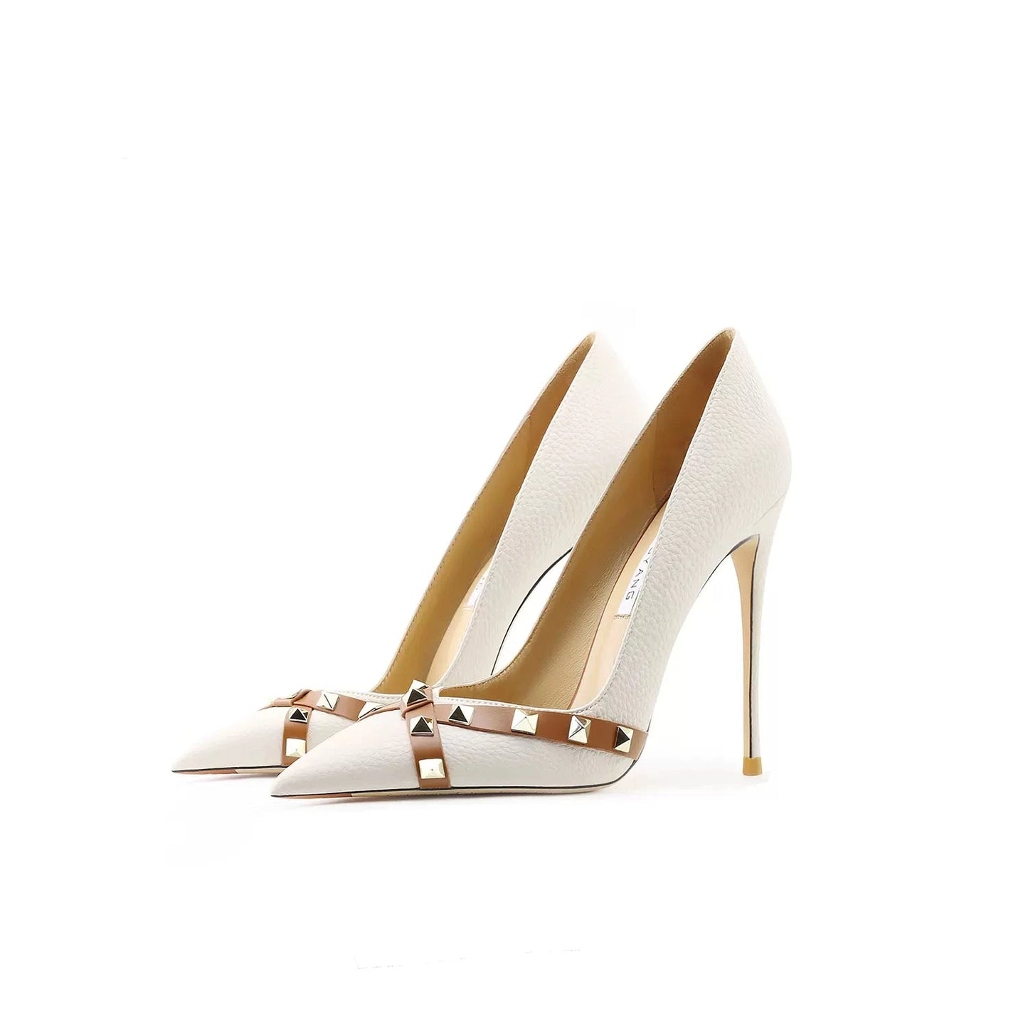 Funki Findz | Shoes | Women's Luxury Leather Rivet Stilettos