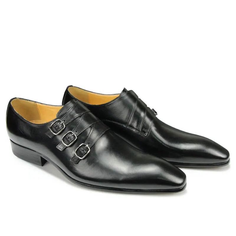Funki Findz | Shoes | Men's Genuine Leather Pointed Toe Shoes