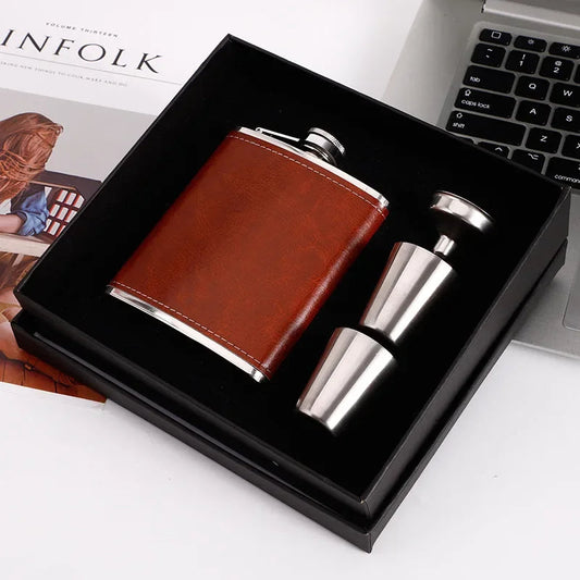 Funki Findz | Hip Flasks | Hip Flask Drink Gift Box Sets 6oz-8oz