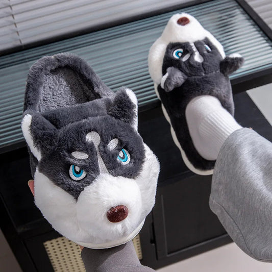 Funki Findz | Shoes | Women's Cute Alaskan Dog Warm Slippers