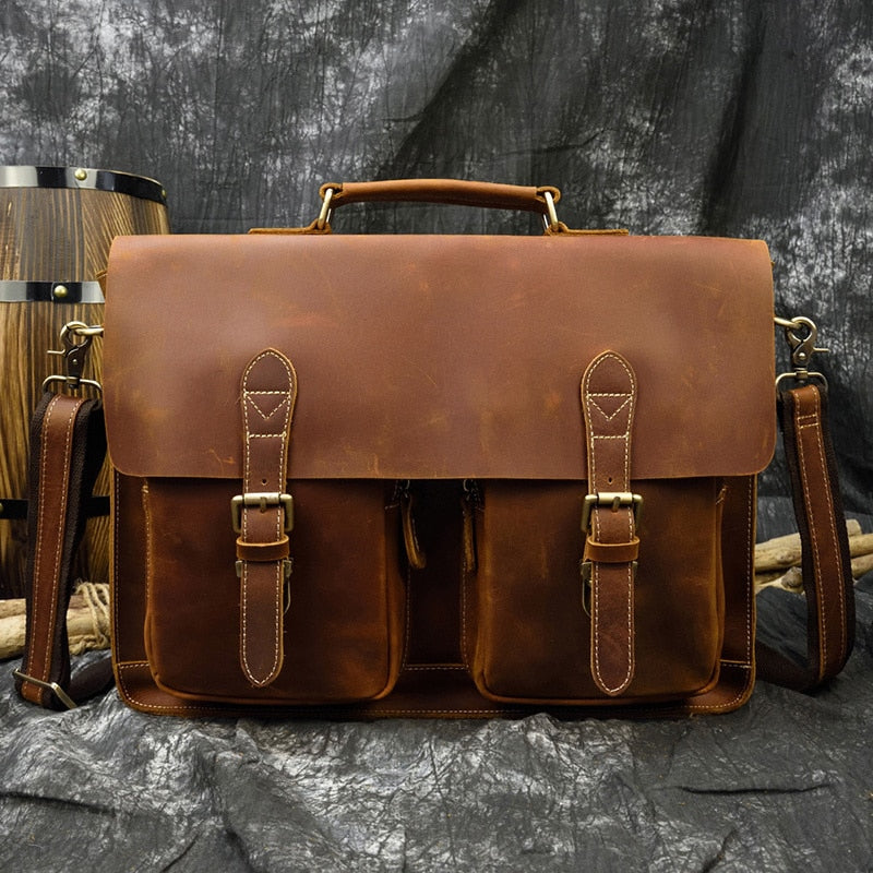 Funki Findz | Bags | Messenger Bags | Men's Leather Laptop Bag