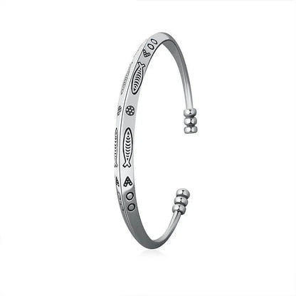 Funki Findz | Bracelets | Men's Women's Fish Symbol Bangle