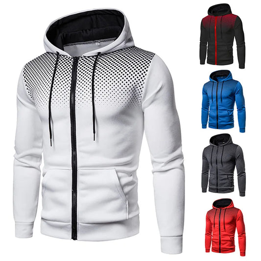 Funki Findz | Sweaters | Men's Zip Up Tie Up Hoodie Pullovers