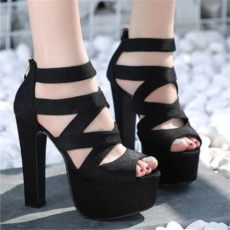 Funki Findz | Shoes | Women's Cross Strap Gladiator Sandals
