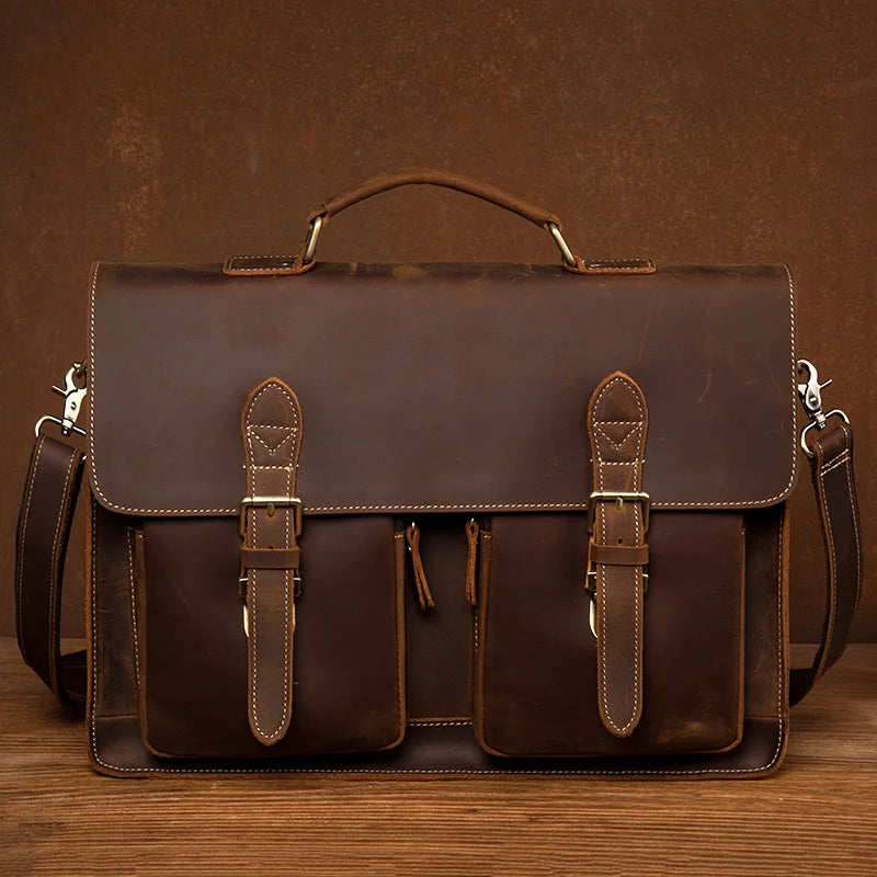 Funki Findz | Bags | Messenger Bags | Men's Leather Laptop Bag
