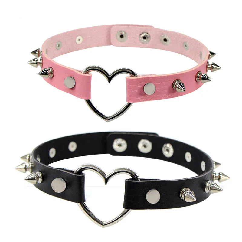 Funki Findz | Necklaces | Women's Heart Choker Cosplay Collars