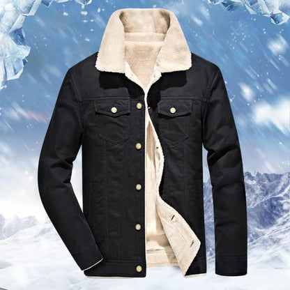 Funki Findz | Jackets | Men's Washed Thick Fleecy Winter Jacket