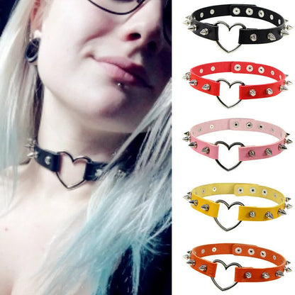 Funki Findz | Necklaces | Women's Heart Choker Cosplay Collars