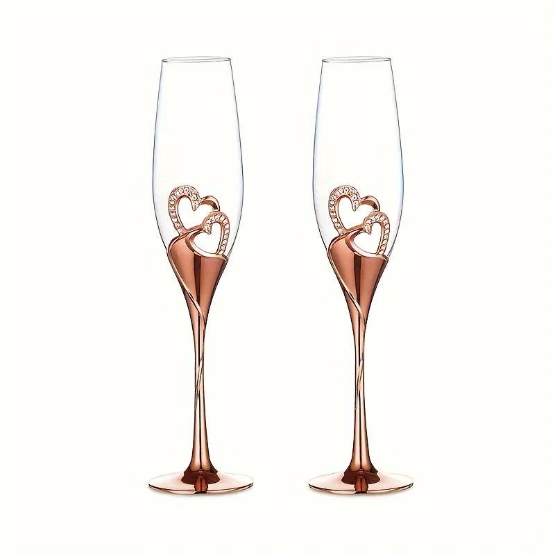 Funki Findz | Glasses | Wedding Champagne Glasses | Toast x 2
