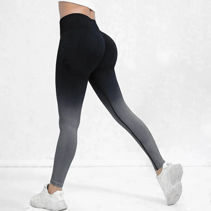 Funki Findz | Pants | Women's Gradient Smile Yoga Pants